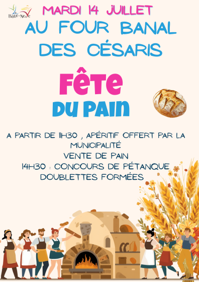 Affiche fête du pain