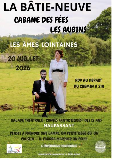 Affiche balade théâtrale