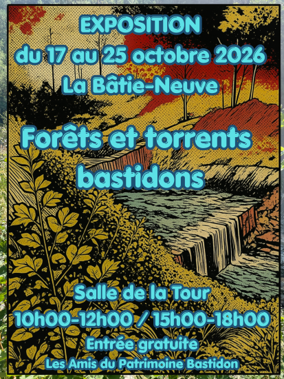 Exposition Forêts et torrents bastidons salle de La Tour du 17 au 25 octobre 2026