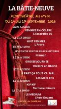 Affiche festi théâtre 2026