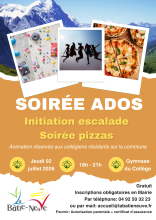 Affiche soirée Ados